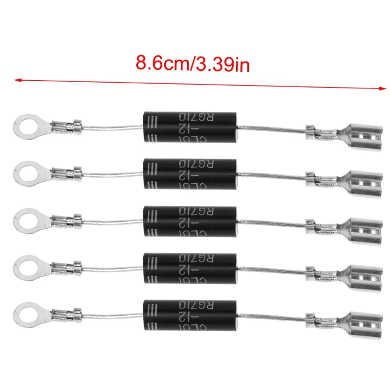 Microwave Oven Accessories Unidirectional Diode Rectifier 5Pcs New