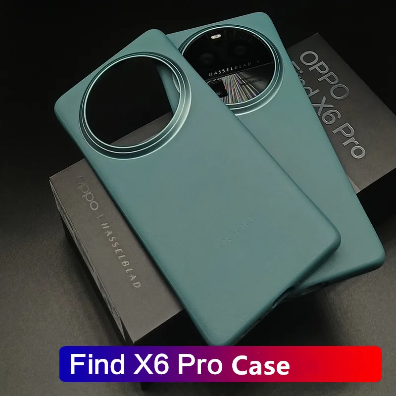 Original Case For OPPO Find X6 Pro Case Ultra Thin Leather PC Protective Cover Cool Luxury Slim Phone Case without retail box