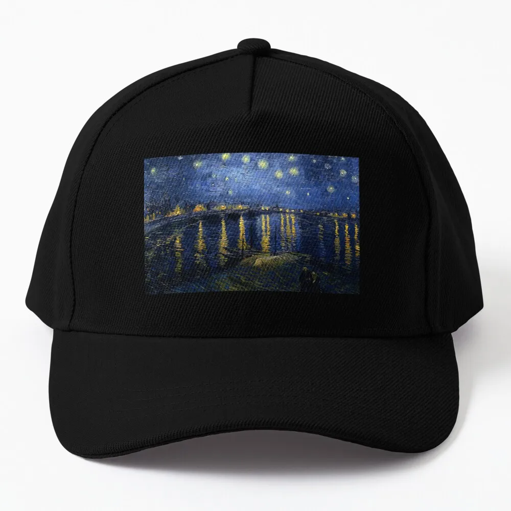 

Starry Night Over the Rhone - Van Gogh Baseball Cap tea hats foam party hats Gentleman Hat Hat Men'S Women'S