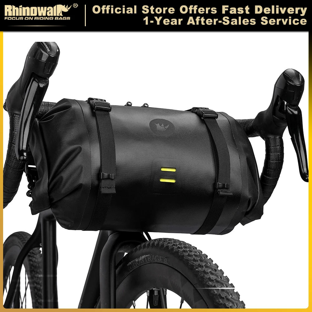 

Rhinowalk Bike Handlebar Bag Waterproof Big Capacity 4L-12L Frame Front Tube Cycling Bag Trunk Pannier Bike Accessories