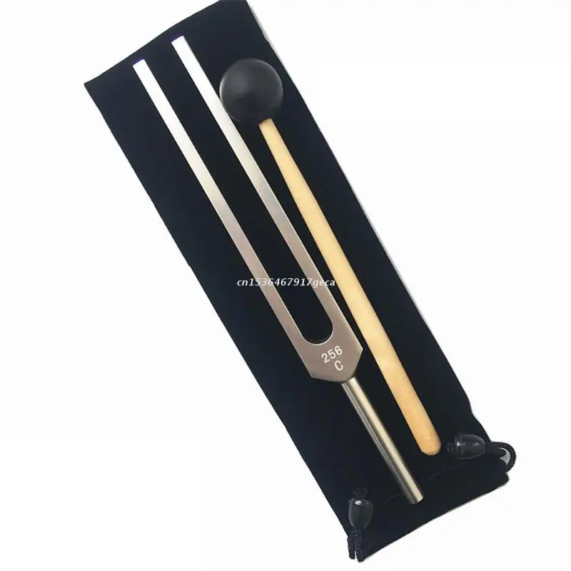Tuning Forks Set-C256 Hz and C512 Hz with Bag and Hammer for Stress Reliever