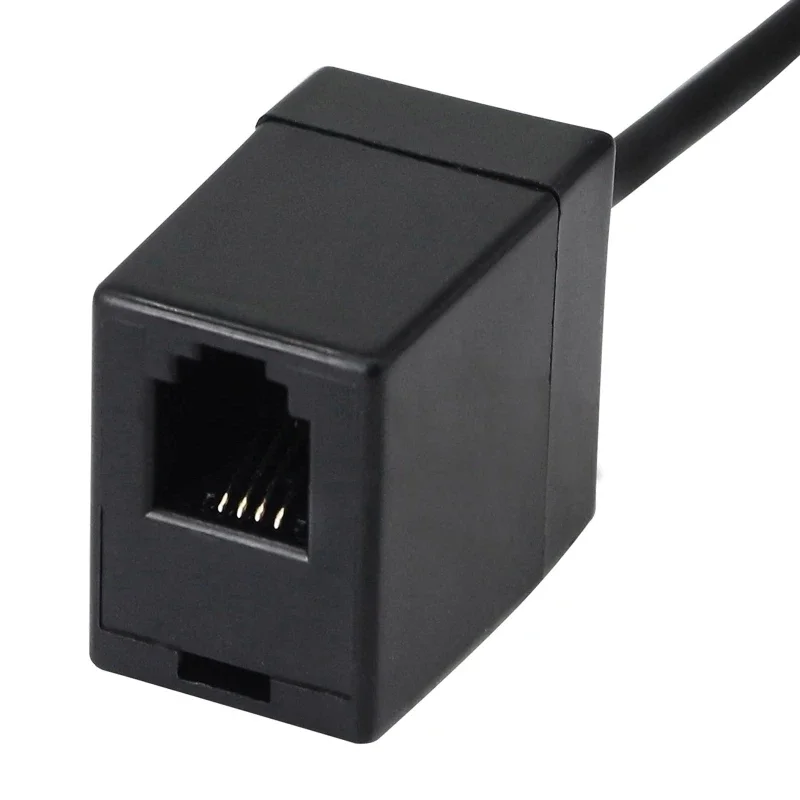 RJ9 4P4C Female To 3.5mm TRRS Male Telephone Adapter Cable Convert RJ9 Headset To Phones with 3.5mm Jack Extension Cable