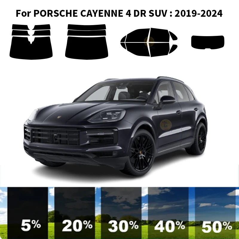 

Нанокерамическая Автомобильная УФ-пленка Precut для окон автомобильная пленка для окон PORSCHE CAYENNE 4 DR SUV 2019-2024