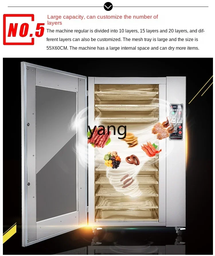 L'm'm Commercial Fruit Dryer Large Vegetable and Fruit Food Air-Dried