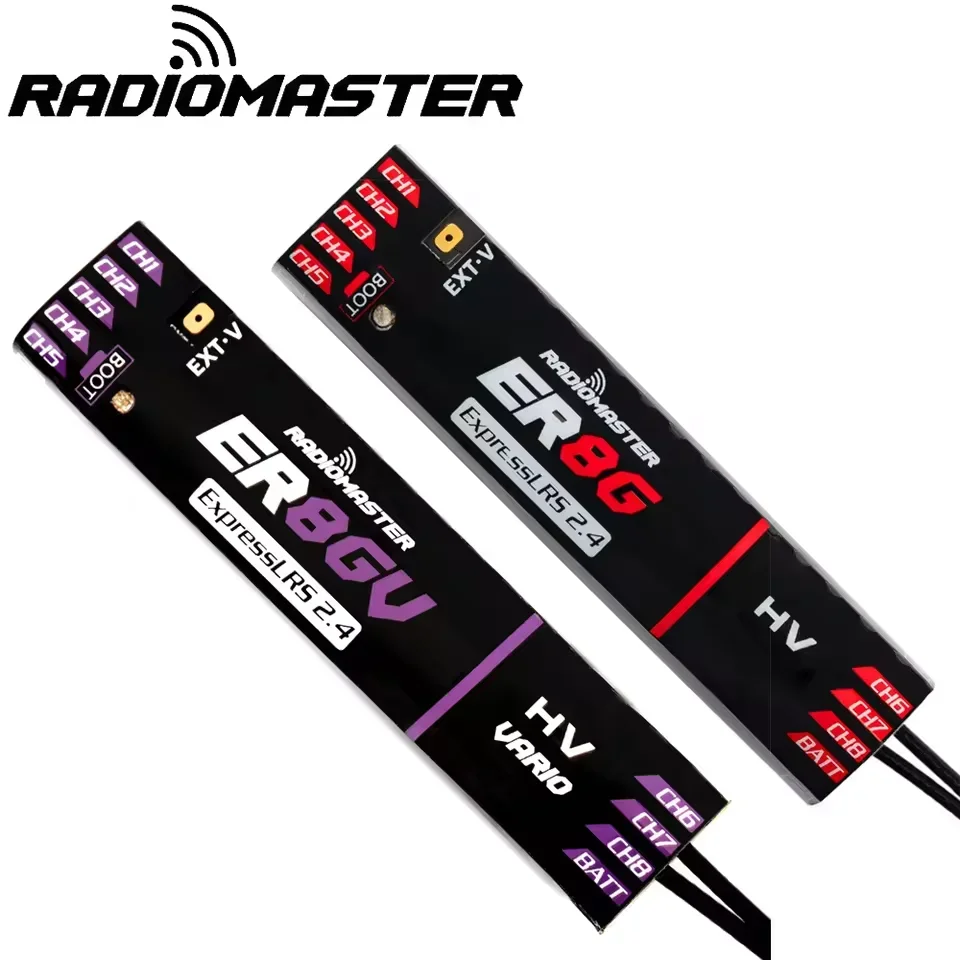 รูปสินค้า RadioMaster ER4 4CH ER6 6CH ER8 8CH ExpressLRS 2.4GHz PWM สําหรับ RC FPV Drone รถเรือรถบรรทุกแข่งยาวช่วง