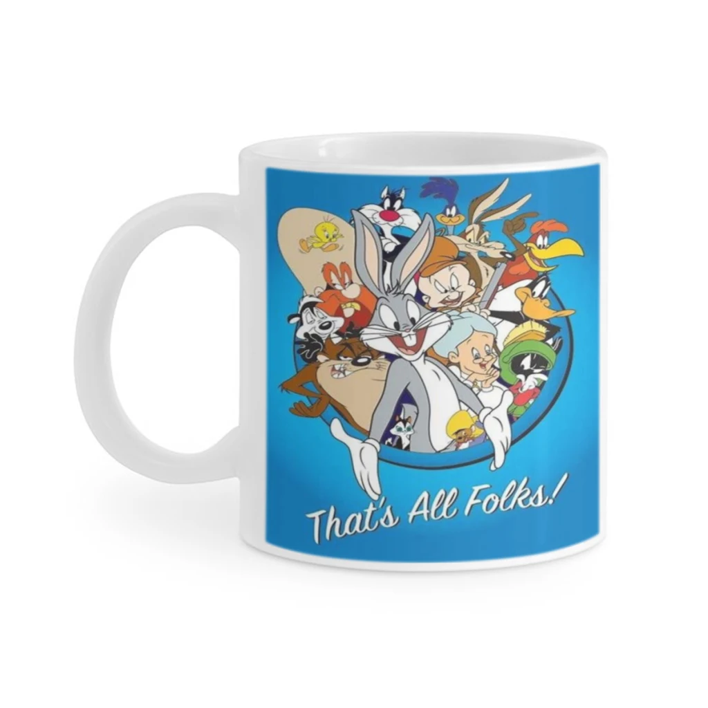 

Looney Tunes Ceramics Coffee Mug Cute Gamer Birthday Gift Back To School Mug