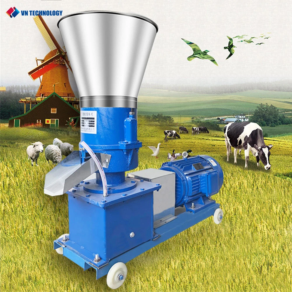 Pellet Mill Food Pellet Making Machine,high-efficiency Household Animal Feed Food Making Machine