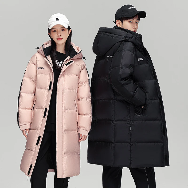 

Winter New Parkas Men 2022 Brand Windproof Windbreak Plus Velvet Thick Warm Jacket Parkas Coat Men Long Hooded Women Men Jacket