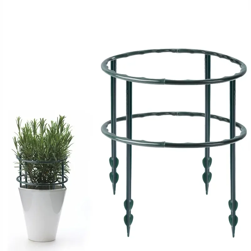 Plant Stakes Plastic Plant Supports Plant Climbing Support Plant Stem Support Plant Support Racks Plant Support Stick Plastic Plant Support Pile Frame Greenhouse Arrangement Semicircle Fixed Rod Indoor Flower Plant Vine Climbing Bracket 2/4PCS