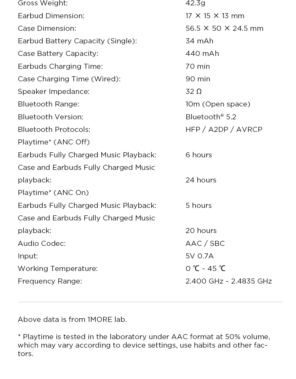 [World Premiere] 1MORE ComfoBuds Mini Bluetooth 5.2 Earbuds 40dB Quad ANC Headphones 3.7g Super Tiny Size Tws Wirless Charging headphones with microphone