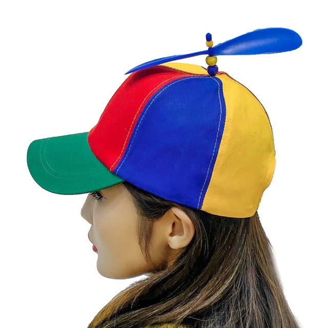 Propeller Adult Cap Adjustable  Rainbow Baseball Cap Propeller - Hat  Baseball Cap - Aliexpress