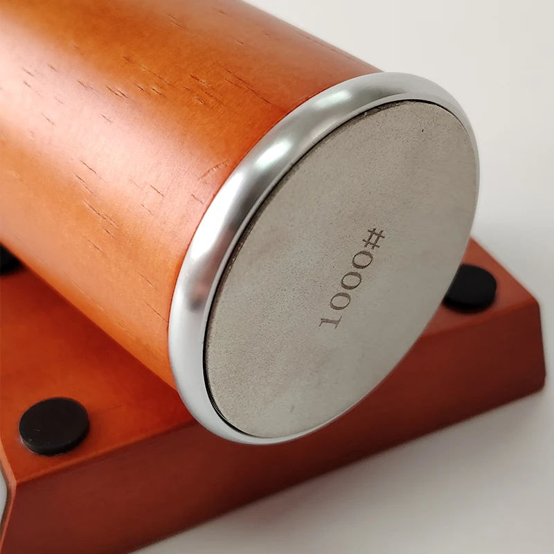 Magnetic Rolling Knife Sharpener Diamond Sharpening Stone Wood Kitchen Grinding System 15 20 Degrees Angle Roller Accessory