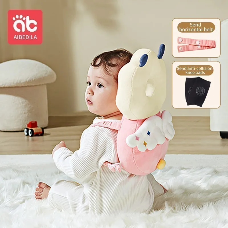 AIBEDILA Newborn Baby Things Mother Kids Items for Babies 1-3T Toddler Baby Head Protector Cartoon Security Baby Pillows AB268