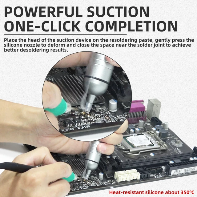 شفاط قصدير K-331 معدني (ألومنيوم) قوي الشفط 2