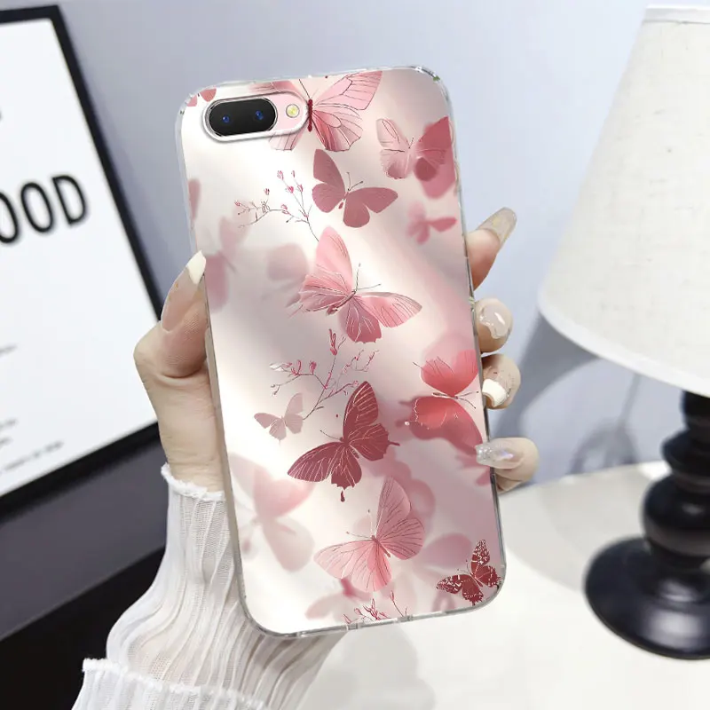 Marble Clear Soft Silicone Phone Case Bumper Cover