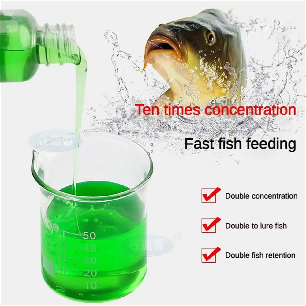 1~20PCS 100ml Strong Fish Attractant Concentrated Red Worm Liquid Fish Bait  Additive High Concentration FishBait for Trout Cod