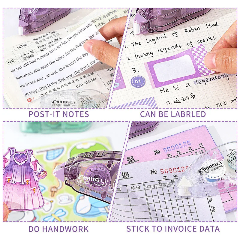 8m*6mm Double Sided Adhesive Dots Glue Tape DIY Scrapbooking Collage Photo Album School Stationery Supplies Roller Tape 5