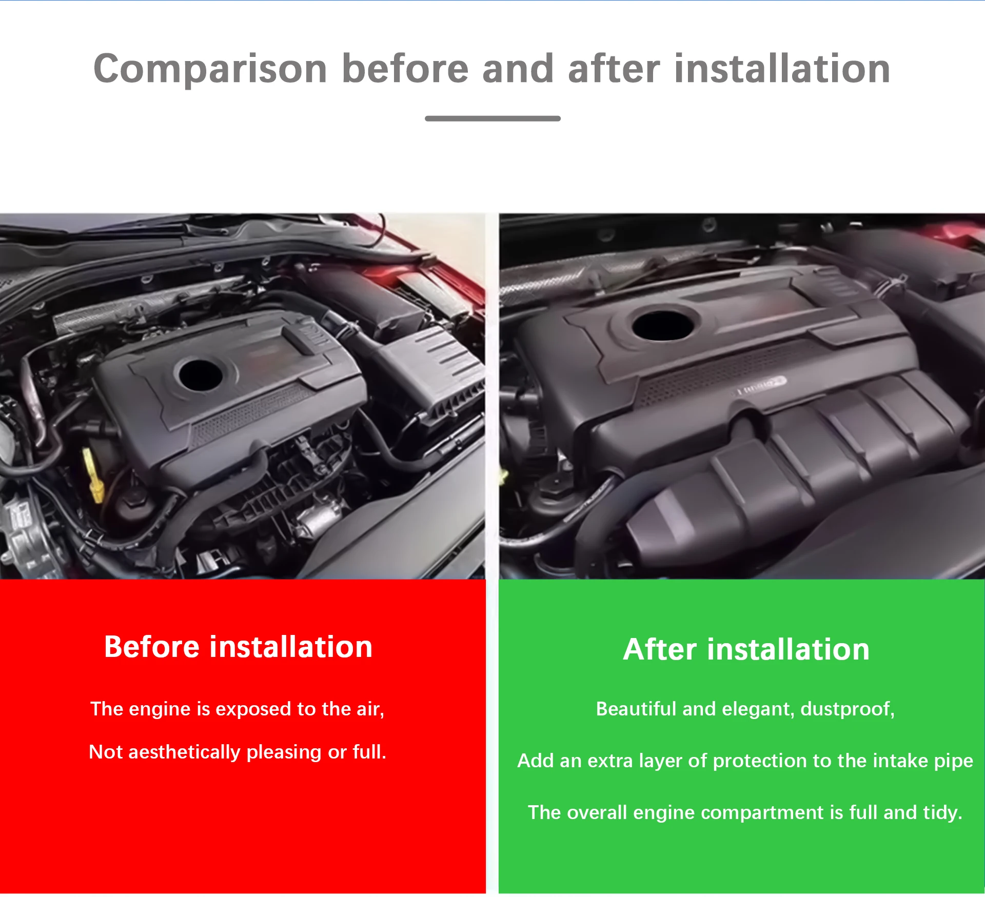 VW 골프 2.0 고출력 엔진 커버 06K 103925 06K 103 925 A