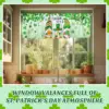 3 Pack Valentine's Day Gnomes Windows Valances St. Patrick's Day Easter Window Toppers Valances for Kitchen Bedroom Living Room 6