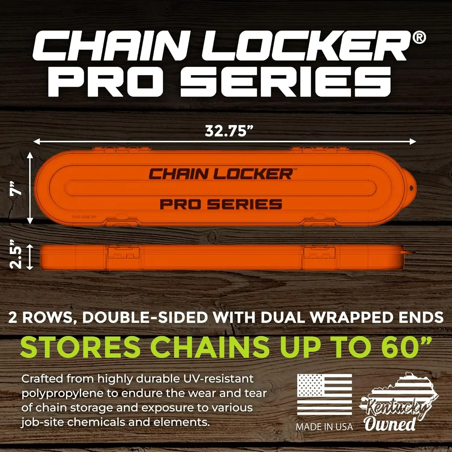 Pro Series Chainsaw Chain Storage Universal for Chains Up To 60 Inches Fits 6 To 20 Chains Depending on Gauge Length 4