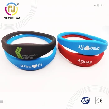 NFC 방수 스마트 실리콘 팔찌, 13.56MHZ RFID ISO14443A Mfare 클래식 1K S50 IC, 새로운 디자인, 3 개