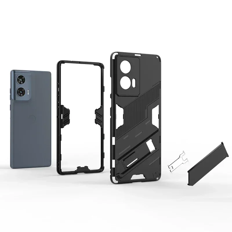 Heavy Duty Armor Phone Case with Kickstand - Shockproof Hard PC Back Cover