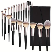 3-20PCS Makeup Brushes Set Professional Eyeshadow Foundation Concealer Blending Blush Brush Kabuki Soft Fluffy Women Beauty Tool