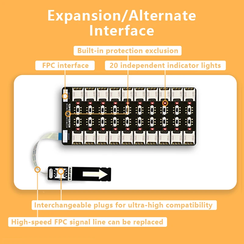 Uthai Trocador de Cartão do Telefone Móvel Multi-dispositivo de Cartão Externo Slot para Cartão Multi-card Dispositivo Android Universal 20 Slot para Cartão Expansão - Imagem 2