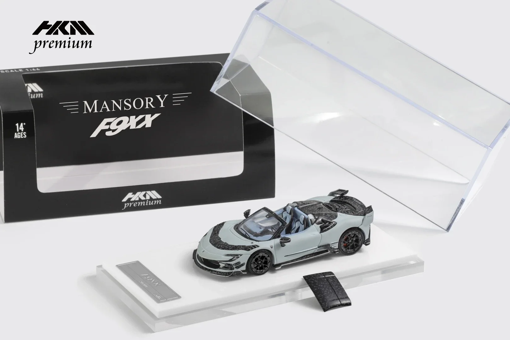 HKM Premium 1:64 Mansory modified SF90 F9XX Diecast Model