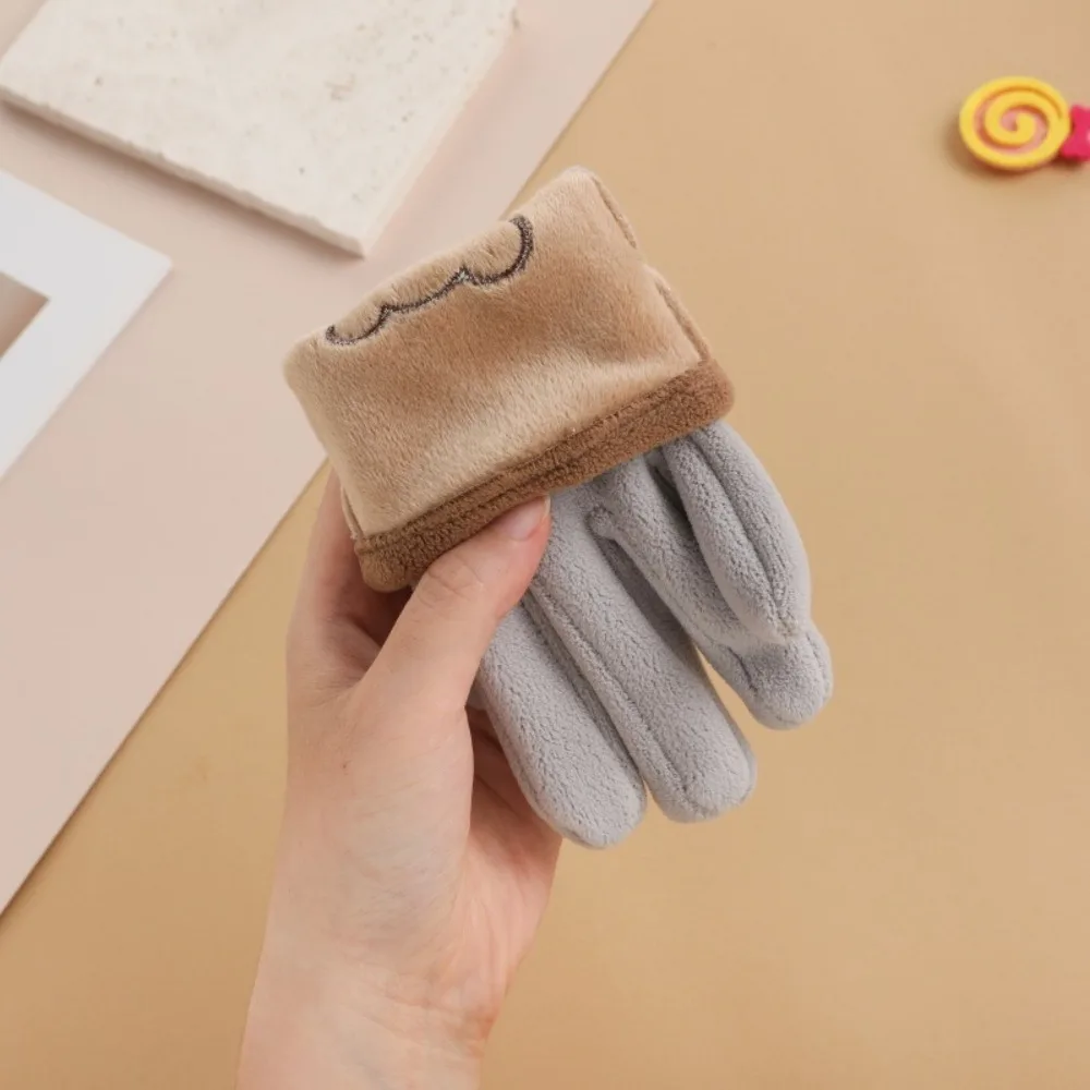 Polar Fleece Kids Winter Gloves Warm Touch Screen Ski