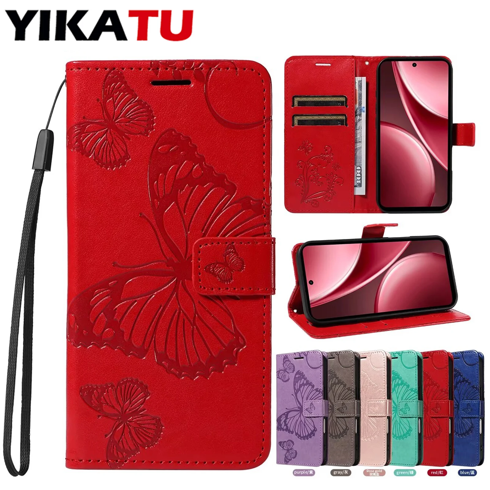 Premium Wallet Case for OPPO Realme Smartphones