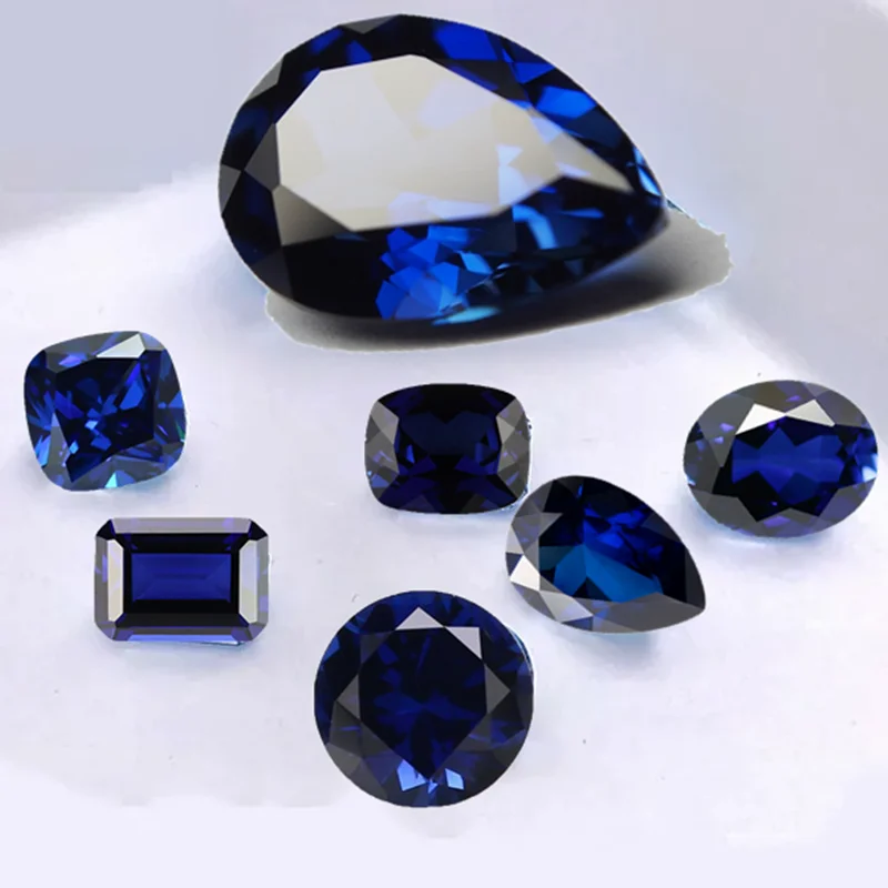 Natural Round Blue Sapphire Loose Gemstones – VVS, Unheated, Diamonds Cut, Pick Size 6-12mm, Sri Lanka