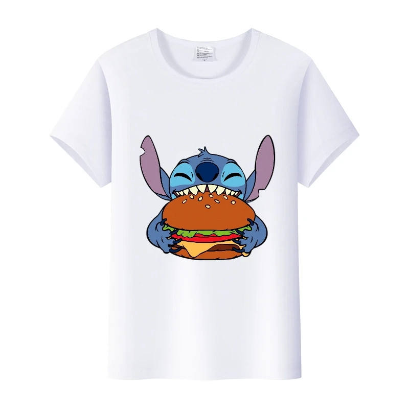 Lilo Magliette Kiss Per Bambini Moda Disney Cartoon Ladies