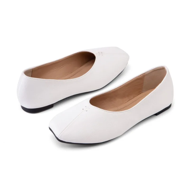 2024 Best-selling Summer and Fall New Casual Style Women's Comfortable Square Head Fashion Ballet Flat Shoes Size 32-54
