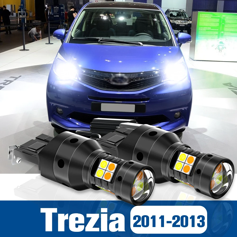 

2pcs LED Dual Mode Turn Signal+Daytime Running Light DRL Accessories Canbus For Subaru Trezia 2011 2012 2013