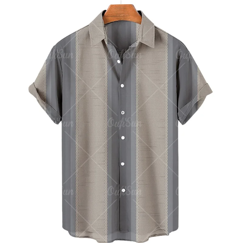 thumbnail image 1 of Camisas lisas de patchwork para hombre, ropa sencilla con estampado 3D, camisas hawaianas de playa, blusas Y2K de manga corta, ropa vintage, blusa con solapa, 1 of 5