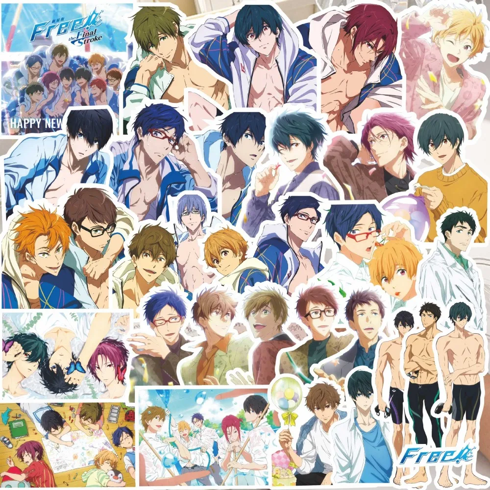 

68Pcs Cute Free! Stickers Cartoon Stickers DIY Luggage Phone Guitar Laptop Fridge Graffiti Funny Stickers Decals for Kids