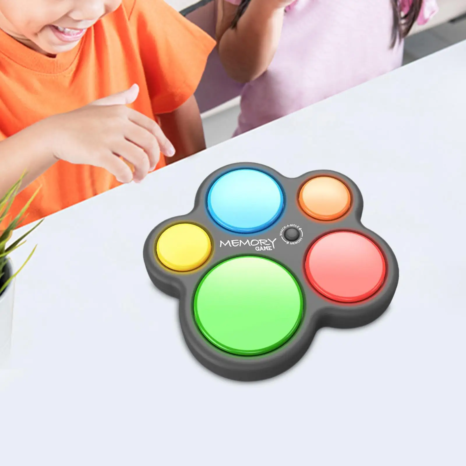 Fun Electronic Memory Game Electronic Repeat Color Memorizing Training Learning Travel Toy With Music Light For Kids Gifts 6+ 3