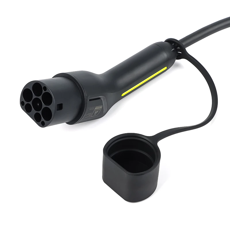 EV-Ladekabel Typ 2 16 A 32 A 3,6 kW 22 kW 3-Phasen-Elektrofahrzeugkabel für Station EVSE Buchse auf Stecker – Detail 5