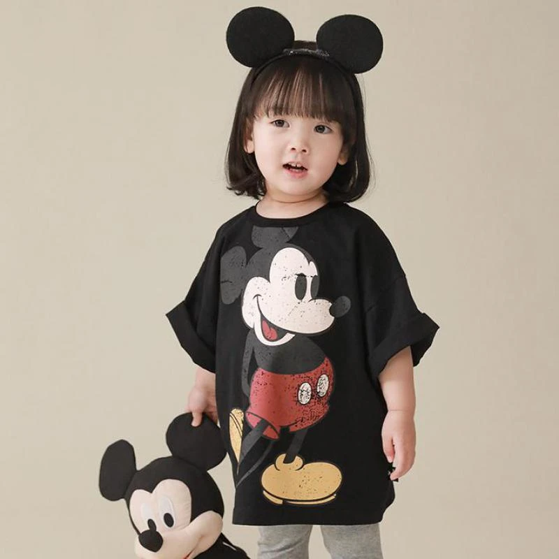 Picante Academia pasajero Camisetas de marca para niños, ropa de dibujos animados de Mickey Mouse  para niños y niñas, camisetas para bebés, ropa de algodón para niños| | -  AliExpress