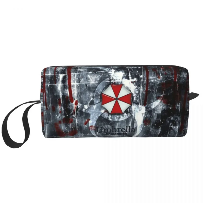 

Женская косметичка Umbrella Corporation Corp, дорожный органайзер для косметики, милый косметический мешок для видеоигр
