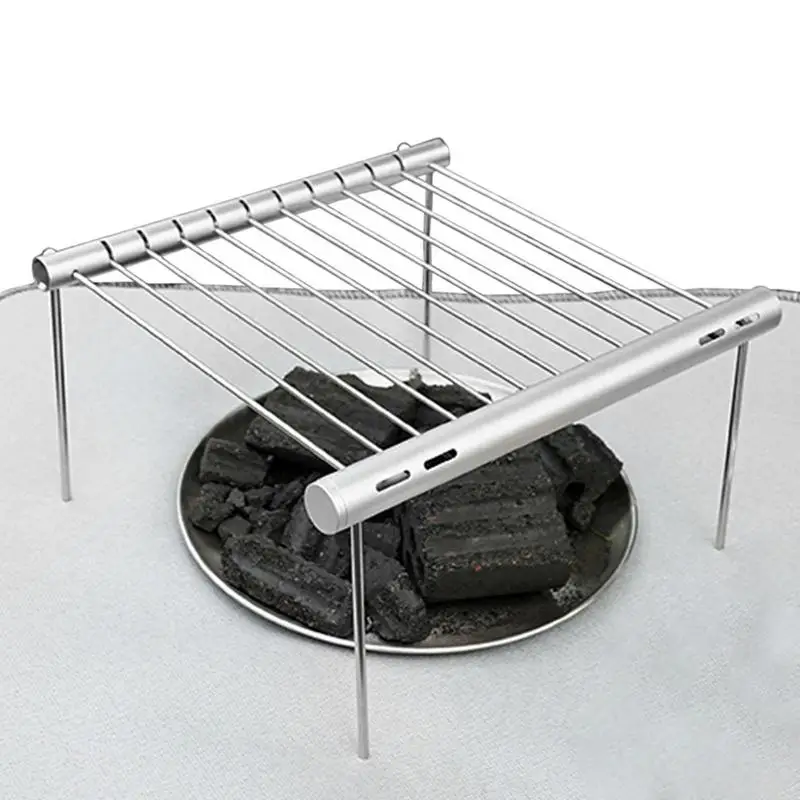 Griglia Per Barbecue Portatile Pieghevole In Acciaio Inossidabile Griglia Per Barbecue Mini Tasca Griglia Per Barbecue Accessori Per Barbecue Per Picn