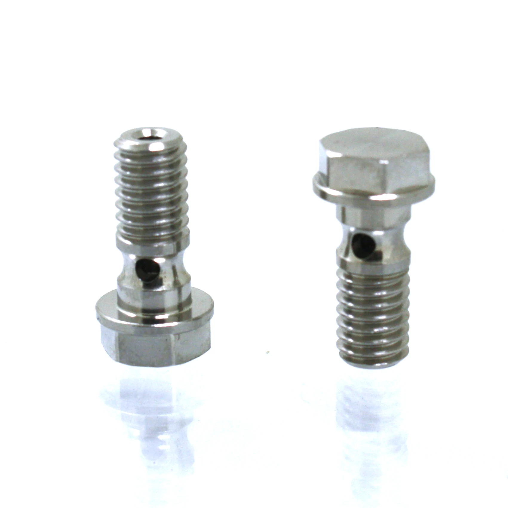 Speedwow An-3 0/28 Degree Stainless Steel Bend Crimp Banjo Fitting 10mm Brake Ho - Foto 6