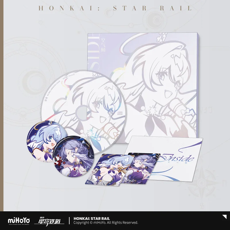 Carte laser de badge d'album fongique C.INSIDE, jeu de prévente, Honkai: Star Rail Merch officiel