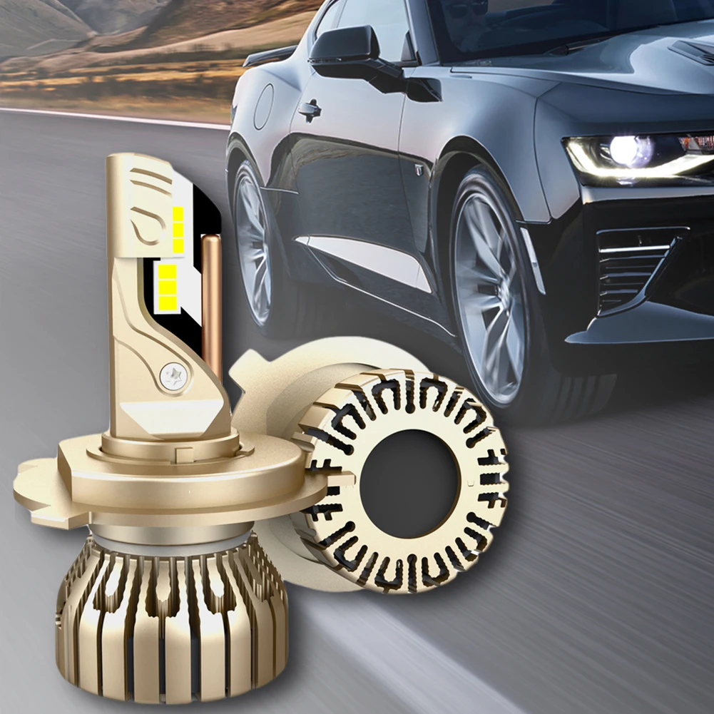 2Pcs LED Headlight Bulbs 200W 20000LM H11 Auto LED Lamp Fog Bulb IP68 Waterproof Car LED Headlight 6000K Fog Lamps