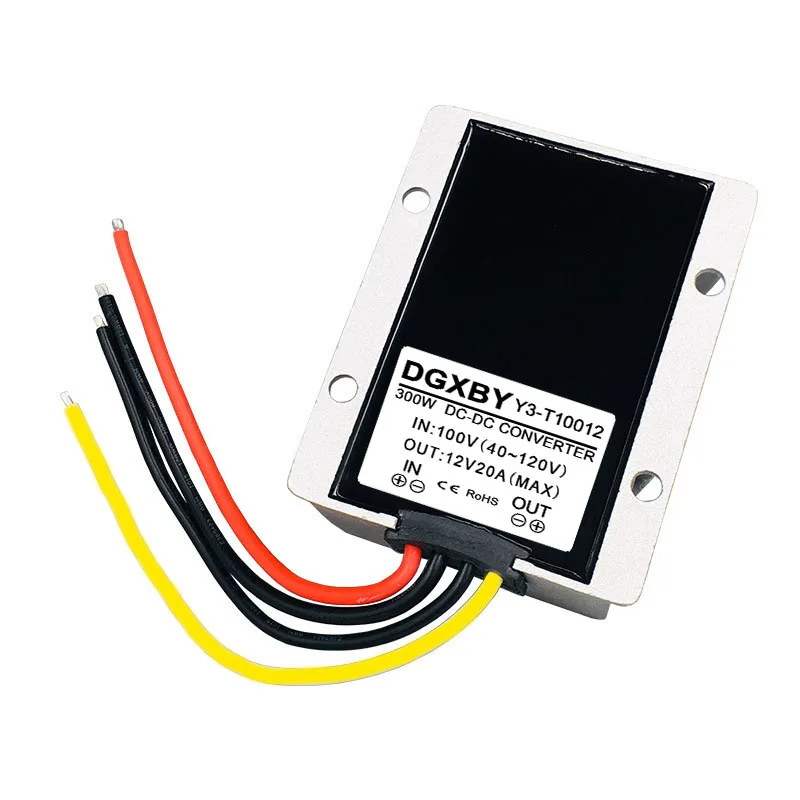 High-Voltage to 12V DC Power Converter for Electric Vehicles, CE Certified