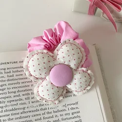 Floral Bow Scrunchies - Cute & Sweet Hair Accessories (1)