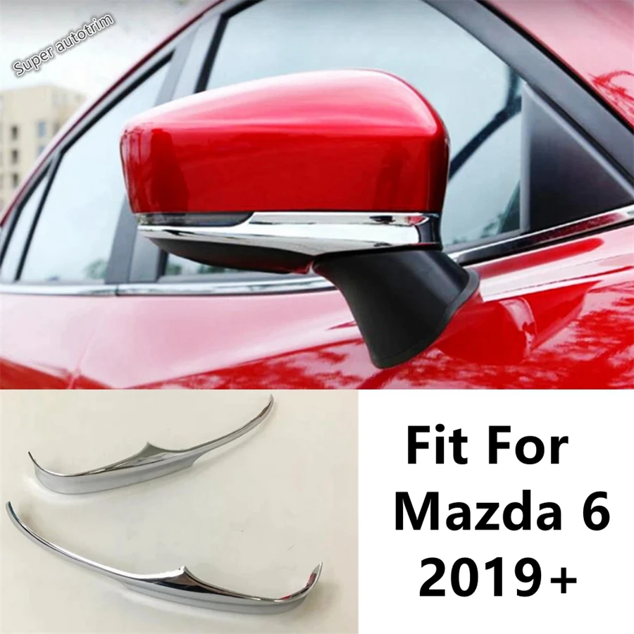 Calotta Specchietto Auto Per Mazda Per CX-5 CX5 CX8 2017-2021 Auto Retrovisore Laterale Copertura Dello Specchio Ala Cap Porta Esterna Vista Posteriore Caso Trim Alloggiamento Copri toretrovisore (Co