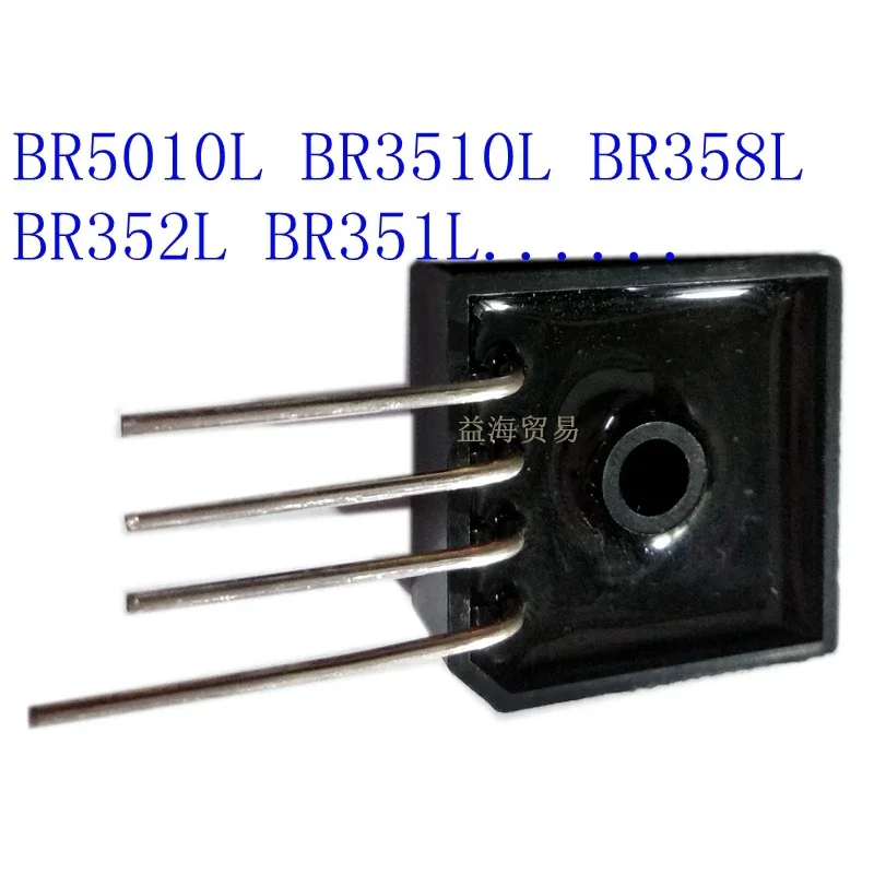 BR352L BR351L BR354L BR356L BR358L BR3510L BR5010L Rectifier Bridge 5PCS/LOT
