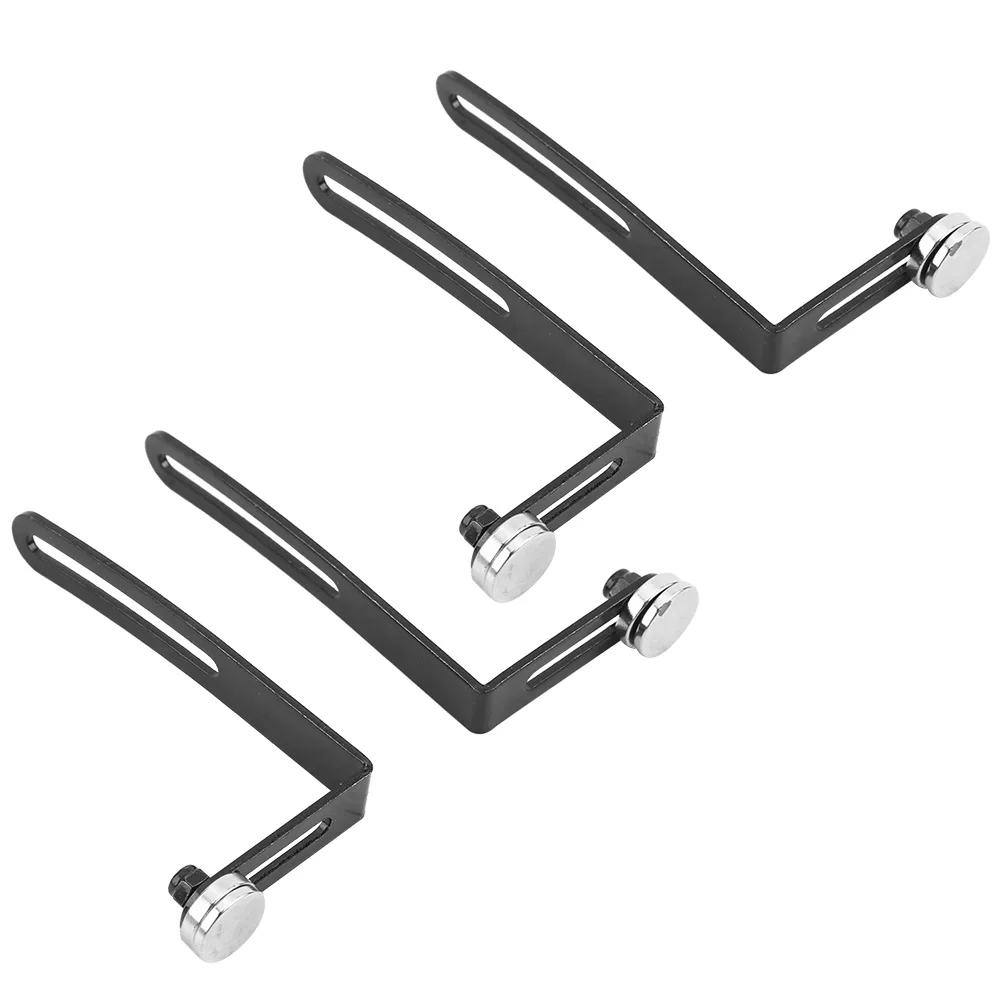 RC 메탈 L 브래킷 자동차 쉘 바디 마운트 L 브래킷 (자석 포함) Axial SCX10 1/10 스케일 RC 크롤러 바디 마운트 L 브래킷용